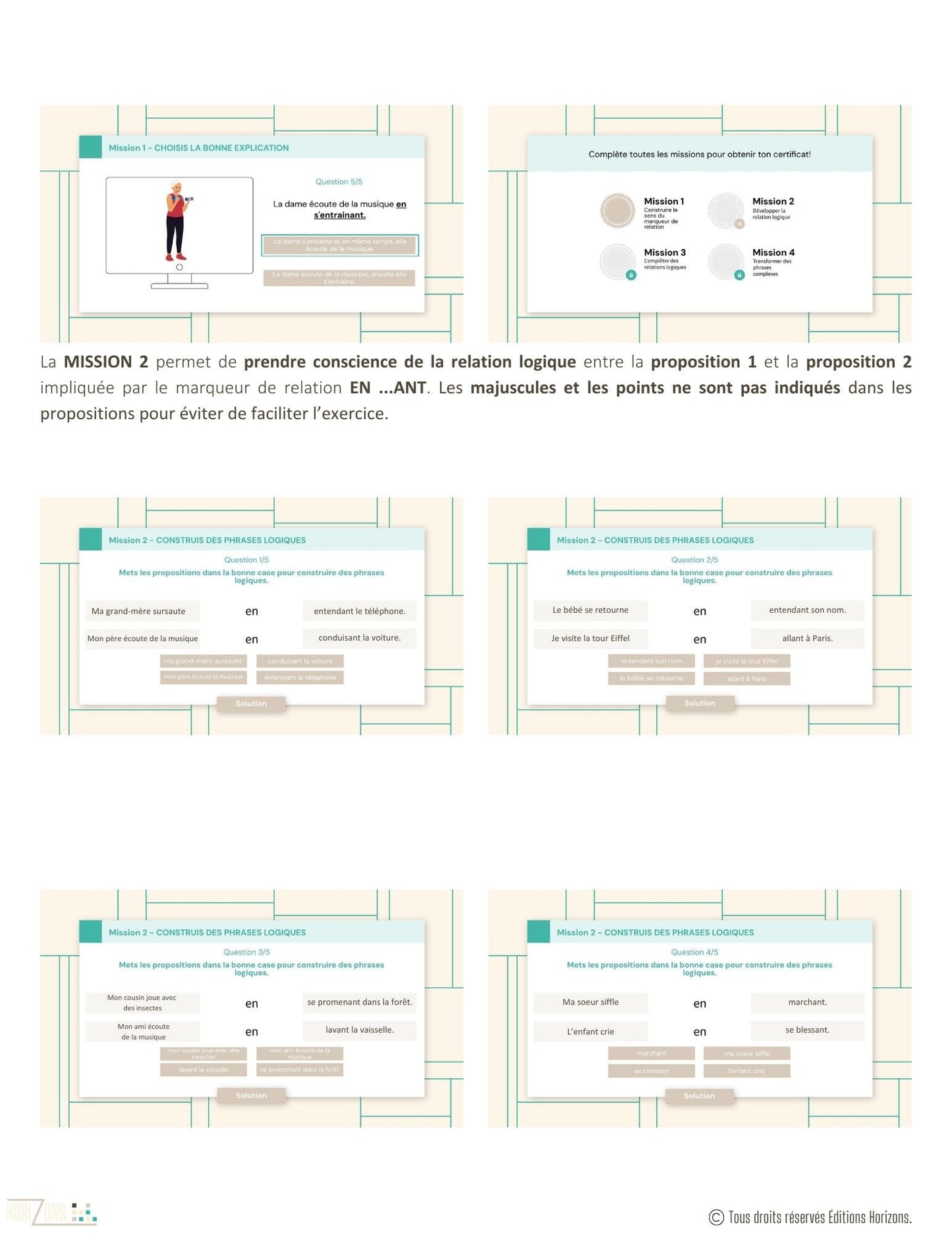 Mission phrases complexes 2