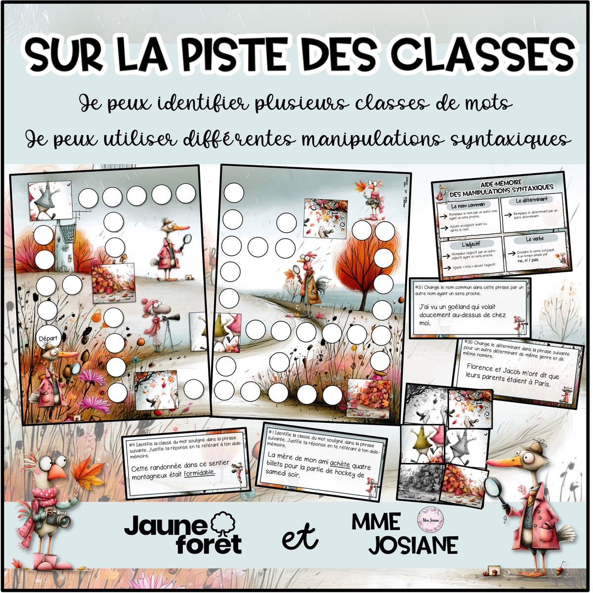 Trousse Classes de mots 2e cycle