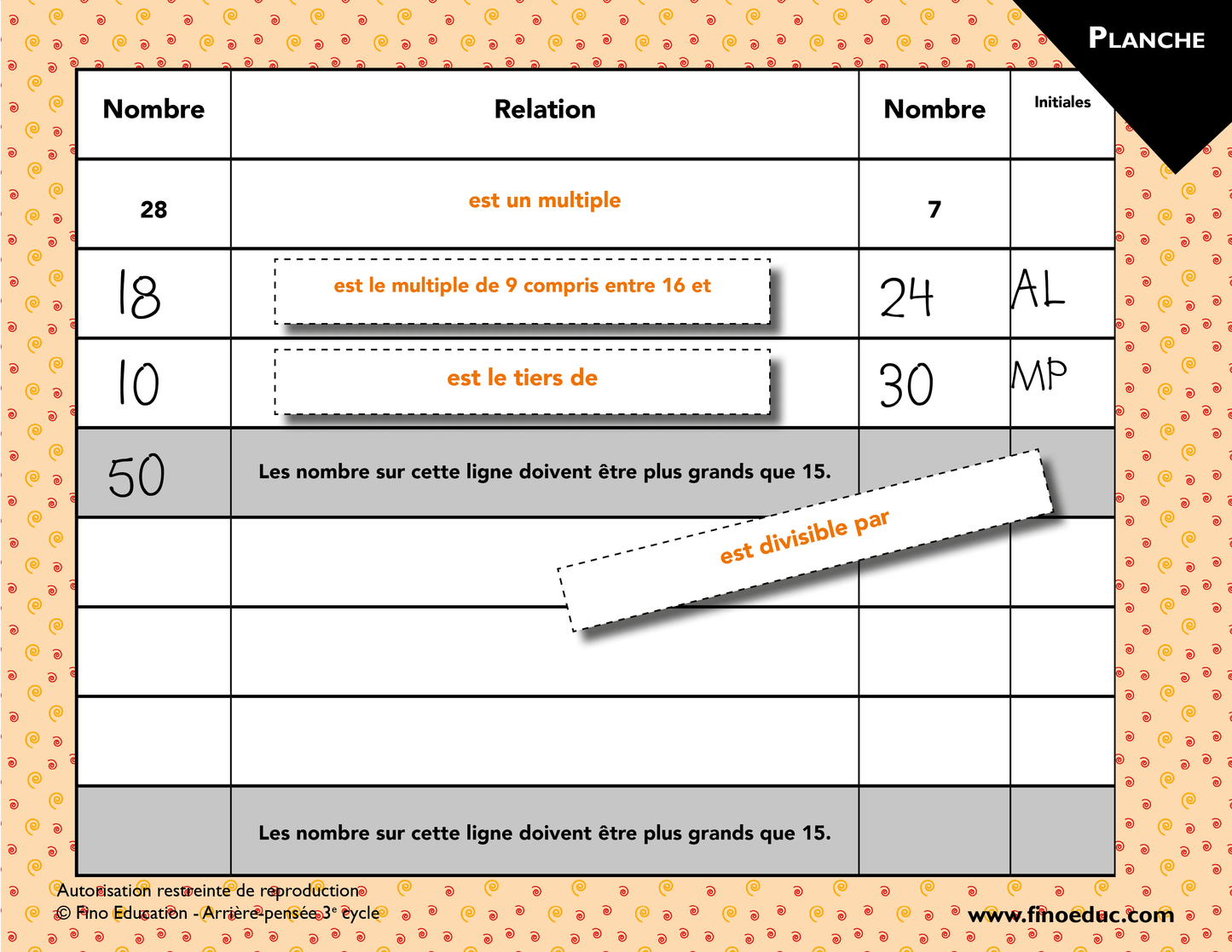 Arrière-pensée - Collection Jouer aux maths