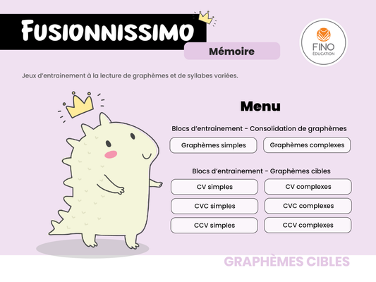 Fusionnissimo - Mémoire (abonnement annuel)