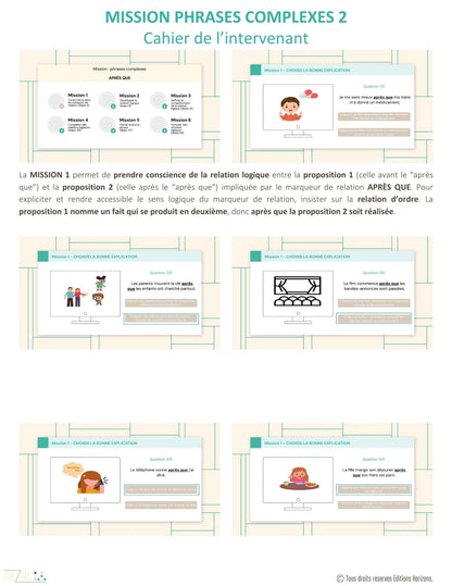 Mission phrases complexes 2
