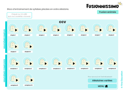 Fusionnissimo - Fusion animée (abonnement annuel)