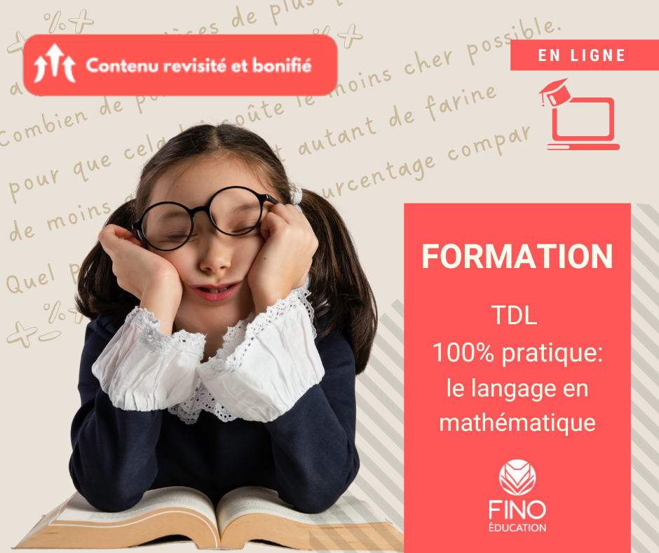 Tdl Math Worksheet TDL 100% pratique: langage en mathématique – Fino Éducation