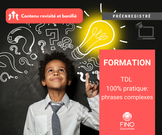 TDL 100% pratique : phrases complexes