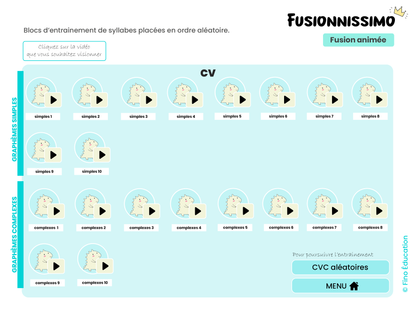Fusionnissimo - Fusion animée (abonnement annuel)