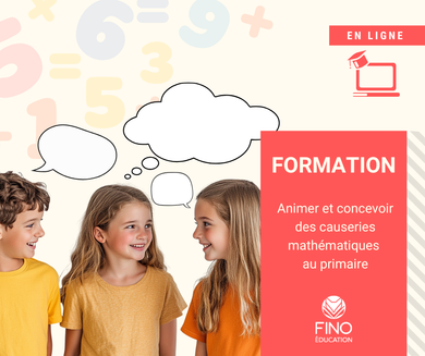 Animer et concevoir des causeries mathématiques au primaire