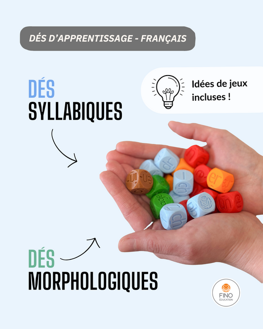 Dés d'apprentissage - Français