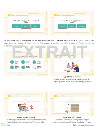 Mission phrases complexes 1