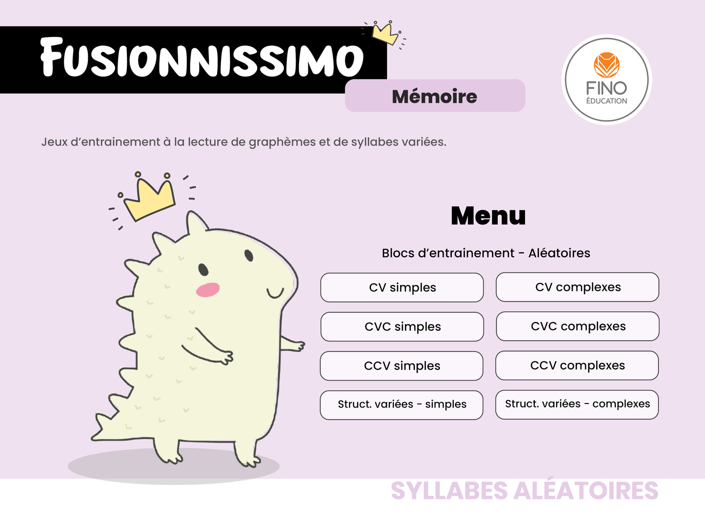 Fusionnissimo - Mémoire (abonnement annuel)