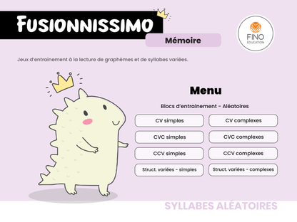 Fusionnissimo - Mémoire (abonnement annuel)
