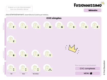 Fusionnissimo - Mémoire (abonnement annuel)