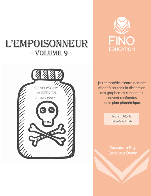 L'empoisonneur vol. 9 - confusions auditives (consonnes)