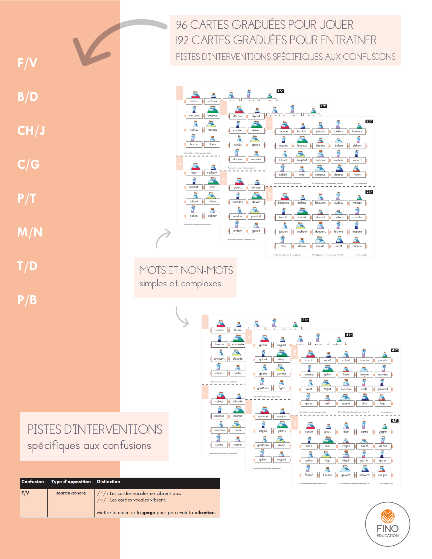 L'empoisonneur vol. 9 - confusions auditives (consonnes)