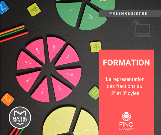 La représentation des fractions au 2e et 3e cycle