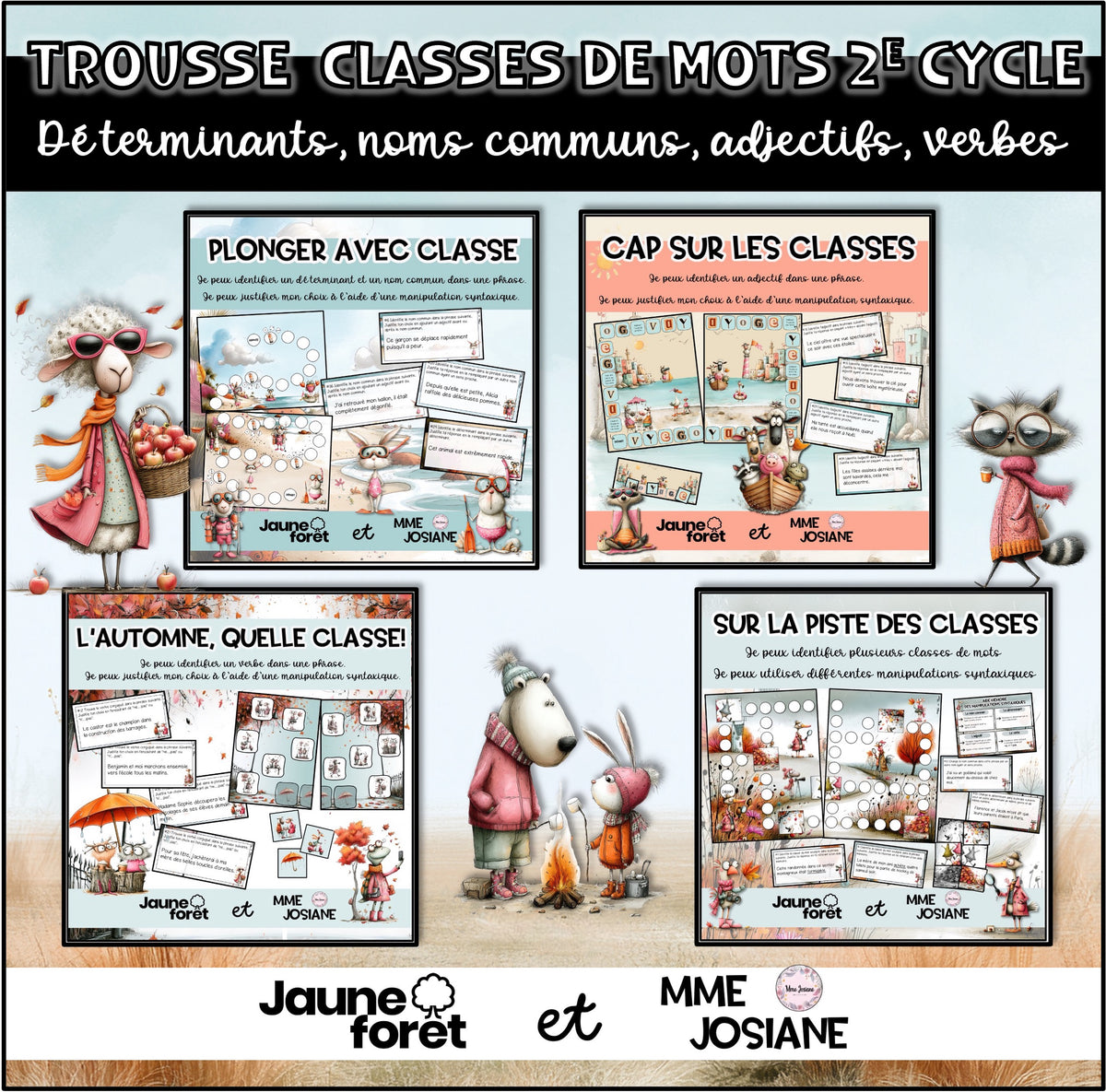 Trousse Classes de mots 2e cycle