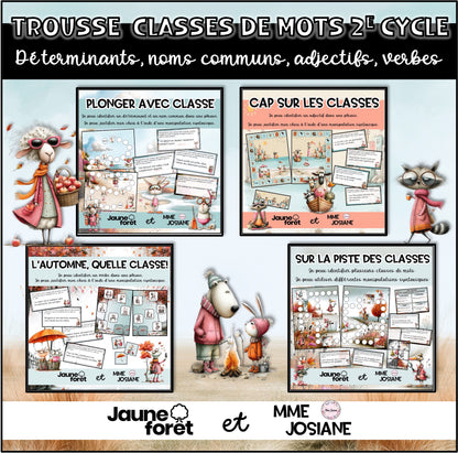 Trousse Classes de mots 2e cycle