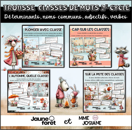 Trousse Classes de mots 2e cycle