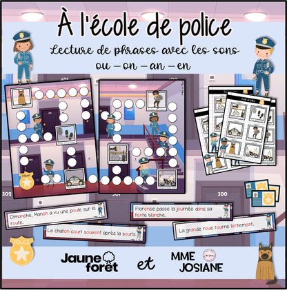 Trousse de lecture de phrases avec graphemes complexes