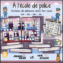 Trousse de lecture de phrases avec graphèmes complexes