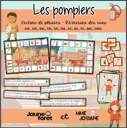 Trousse de lecture de phrases avec graphemes complexes