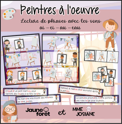 Trousse de lecture de phrases avec graphemes complexes