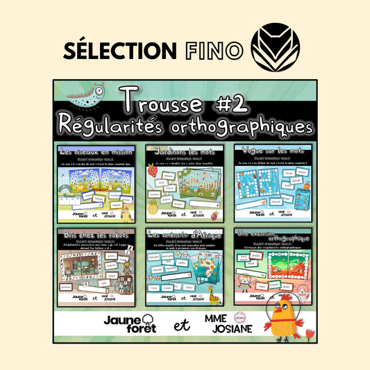 Trousse #2 - Régularités orthographiques