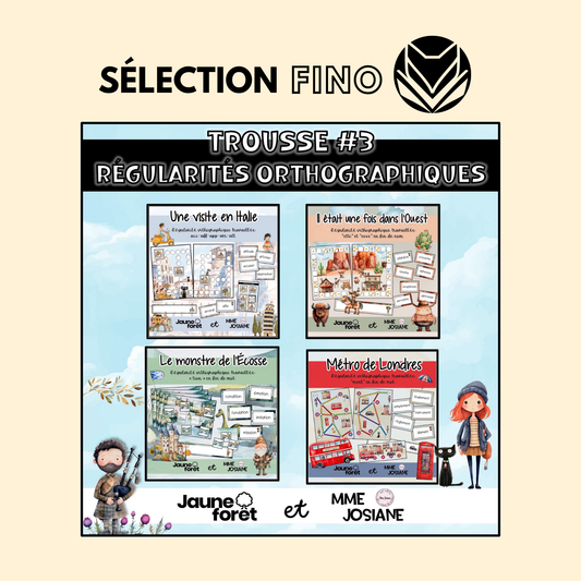 Trousse #3 - Régularités orthographiques