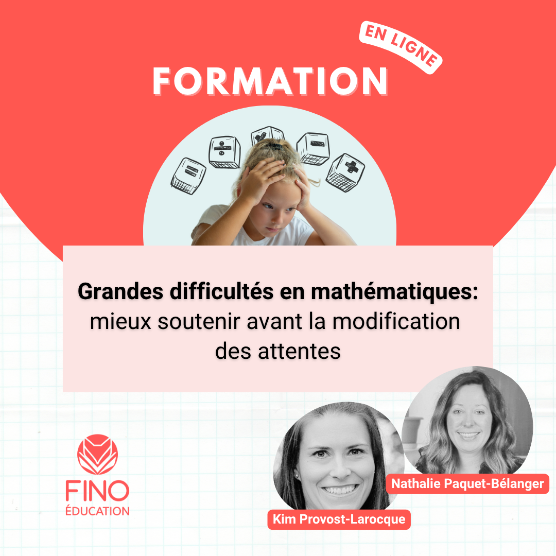 Grandes difficultés en mathématiques: mieux soutenir avant la modification des attentes