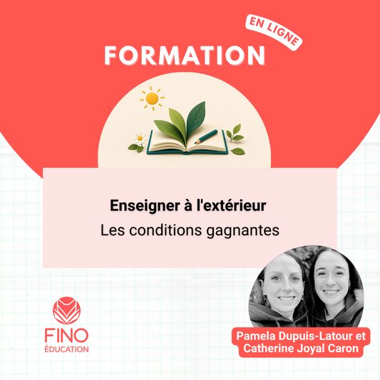 Enseigner à l'extérieur - les conditions gagnantes