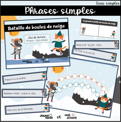 Trousse de lecture - ensemble A - Sons simples