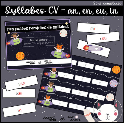 Trousse de lecture - ensemble B - Sons complexes