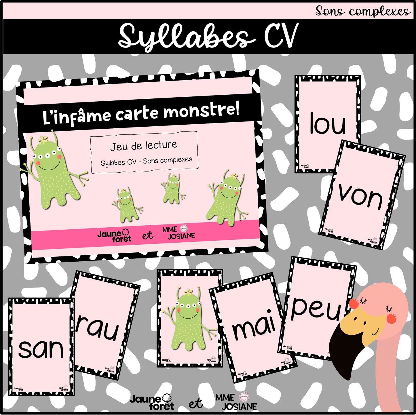 Trousse de lecture - ensemble B - Sons complexes