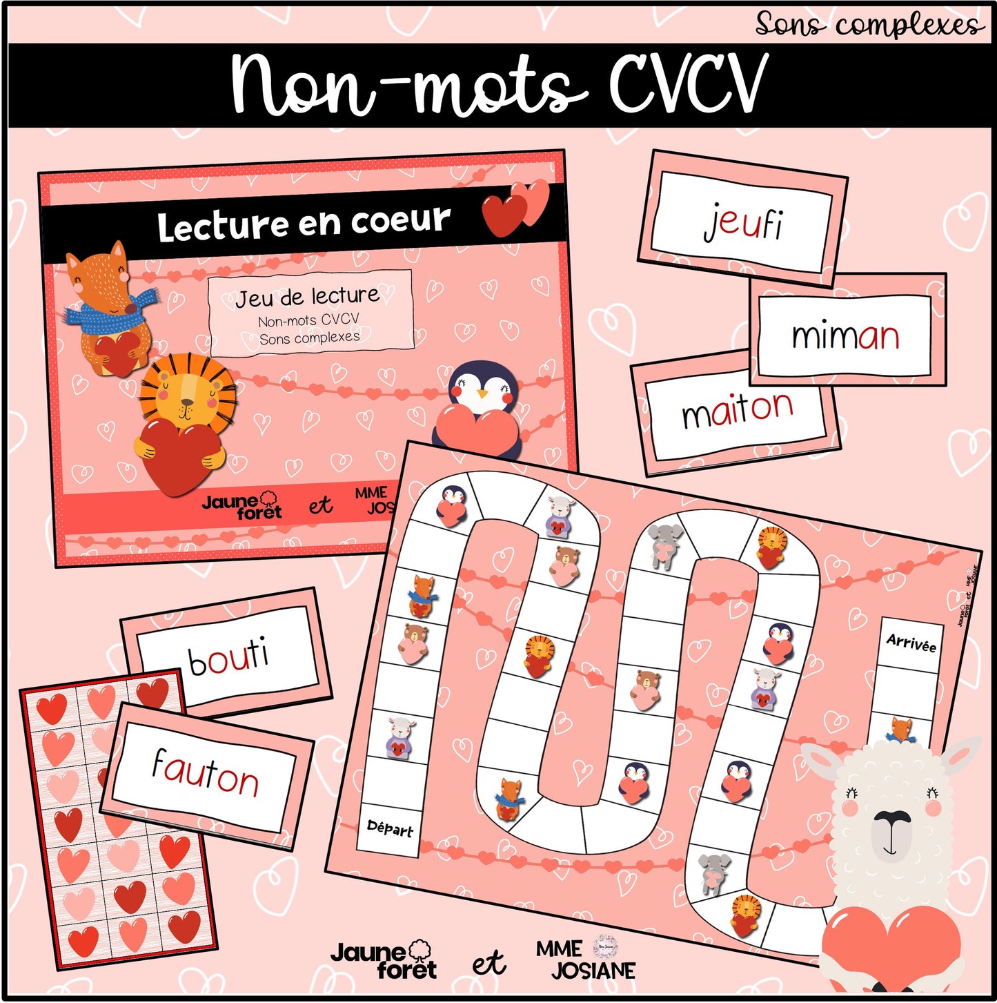 Trousse de lecture - ensemble B - Sons complexes