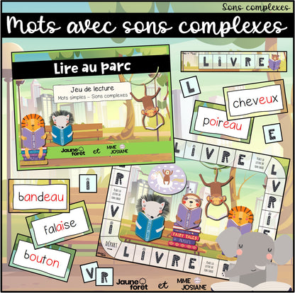 Trousse de lecture - ensemble B - Sons complexes