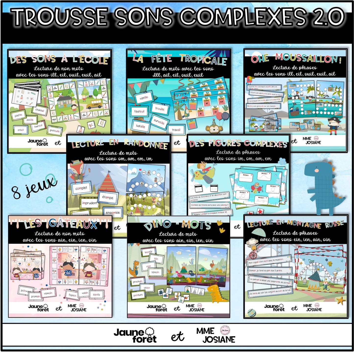 Trousse de lecture - Sons complexes 2.0
