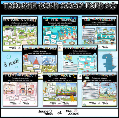 Trousse de lecture - Sons complexes 2.0
