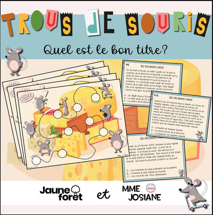 Trousse de compréhension en lecture - 2e cycle