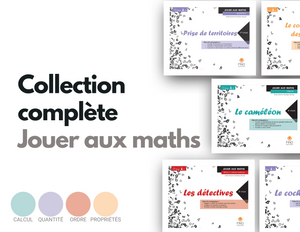 COLLECTION COMPLÈTE -  "Jouer aux maths"