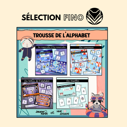 Trousse de l'alphabet