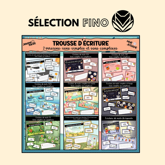 Trousse d'écriture