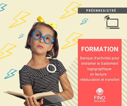 Banque d'activités pour entrainer le traitement logographique en lecture : rééducation et transfert