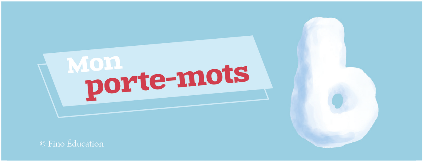 Des lettres dans les nuages (2e édition) + 12 Porte-mots cartonnés (ensemble)