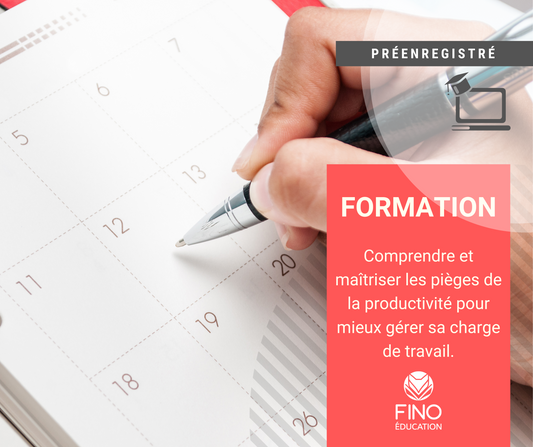 Comprendre et maîtriser les pièges de la productivité pour mieux gérer sa charge de travail (préenregistré)