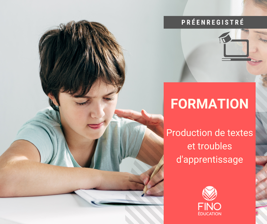 Production de textes et troubles d'apprentissage (préenregistré)