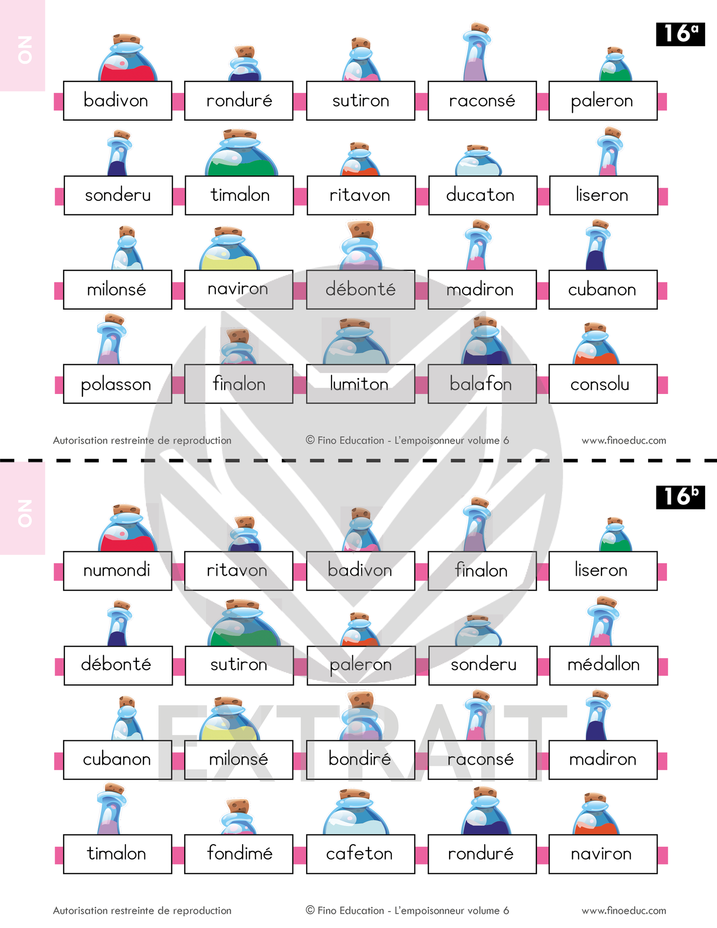 L'empoisonneur vol. 6 - graphèmes complexes de base