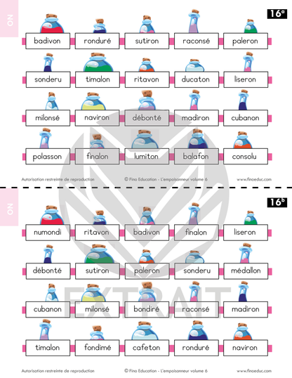 L'empoisonneur vol. 6 - graphèmes complexes de base