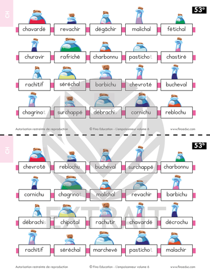 L'empoisonneur vol. 6 - graphèmes complexes de base
