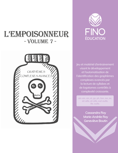 L'empoisonneur vol. 7 - graphèmes complexes avancés