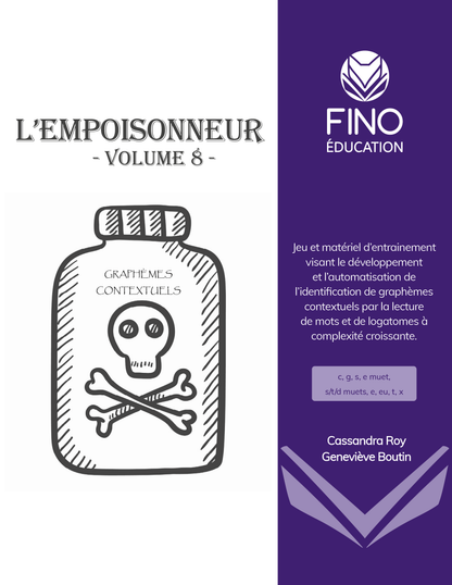 L'empoisonneur vol. 8 - graphèmes contextuels