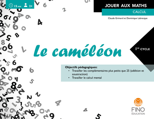 Le caméléon - Collection Jouer aux maths
